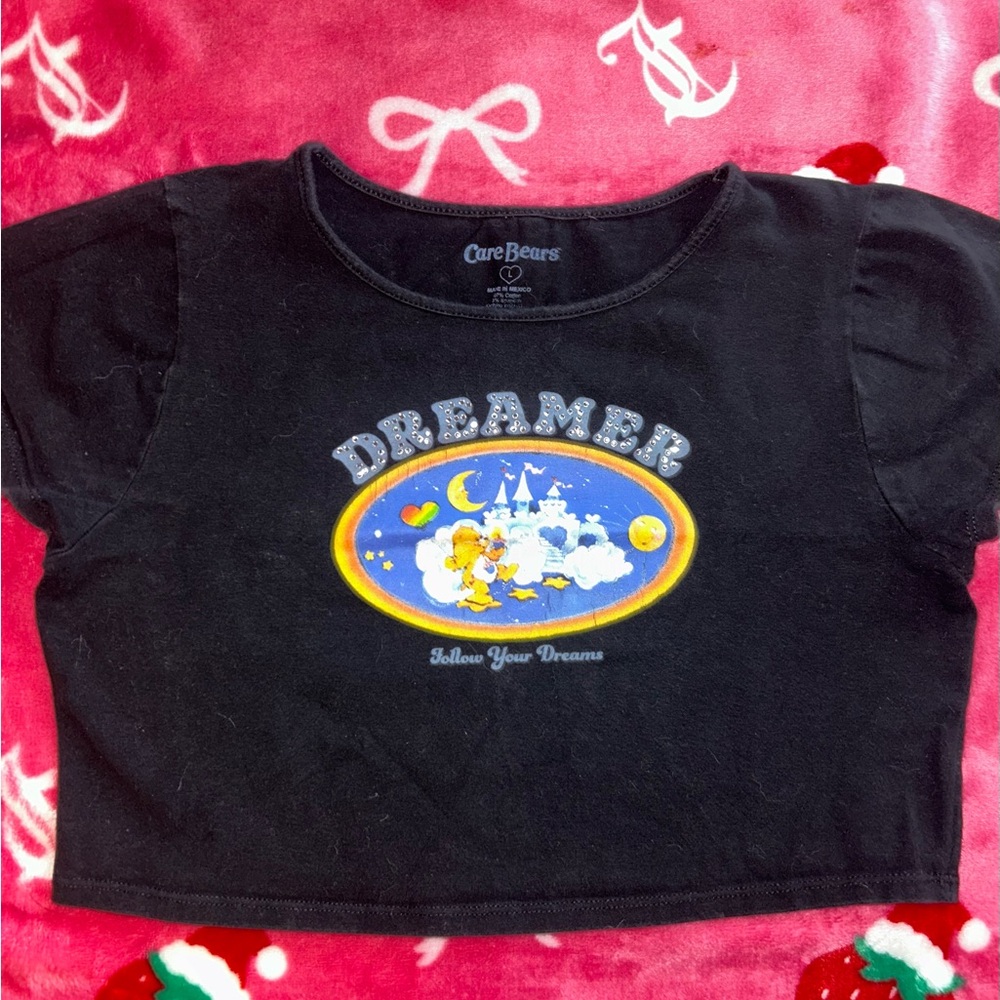 Care Bears Black Graphic Tee